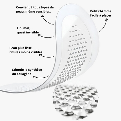 Patchs  micro-needling Acide Hyaluronique - Anti rides et ridules